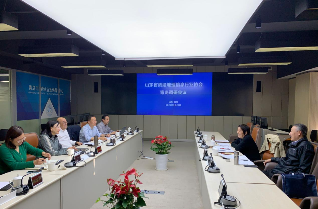 省协会杨艳萍秘书长带队到青岛市勘测院调研指导工委会